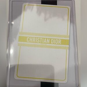Christian Dior Paris Yellow 10 ♠️ Collectors Playing Card